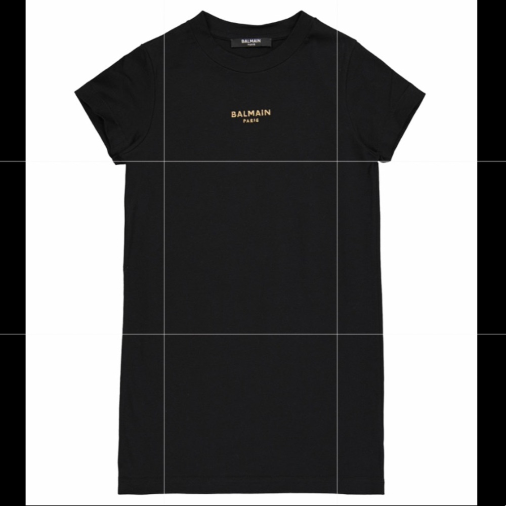 100% AUTHENTIC BALMAIN Logo Dress